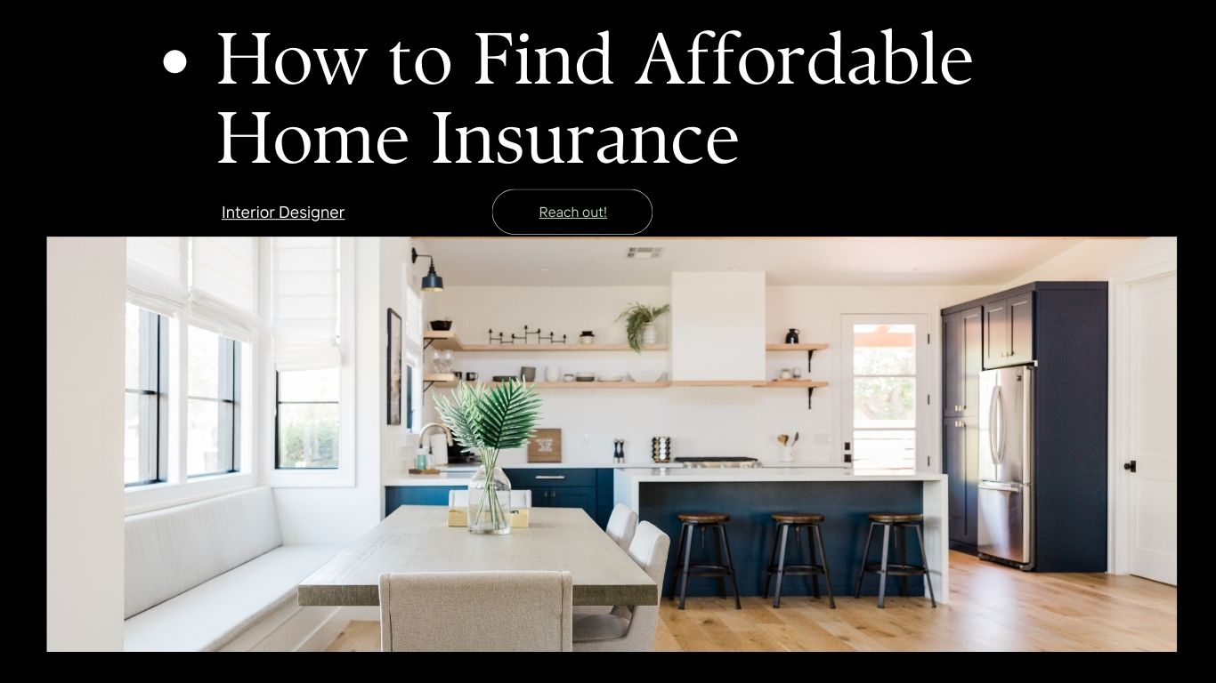 How to Find Affordable Home Insurance in USA